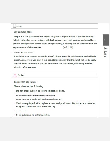 subaru trezia 2013 owners manual in english